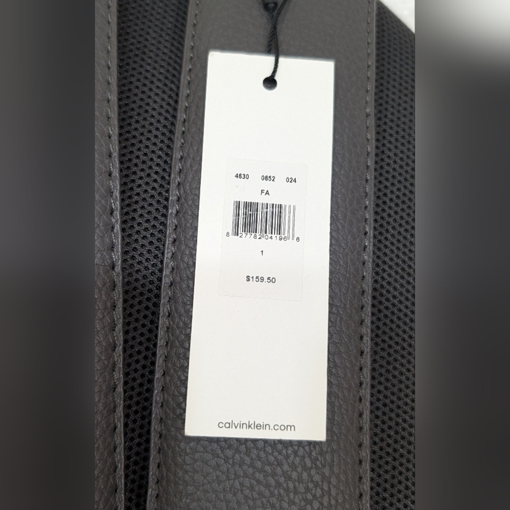 Calvin Klein Charcoal Men's Backpack - Picture 5 of 5